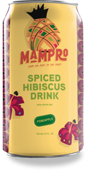 Non-sparkling Spiced Hibiscus Drink - Pineapple (12pack)